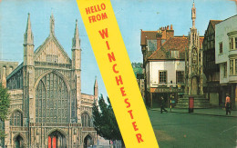 ROYAUME-UNI - Angleterre - Winchester - Cathédrale - Colorisé - Carte Postale - Winchester