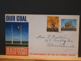 65/519Z FDC   NEW ZEALAND - Rugby