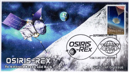 USA 2023 Space NASA,OSIRIS REx,Earth, Asteroid, Satellite, Drill, Pictorial Postmark, FDC Cover (**) - Lettres & Documents