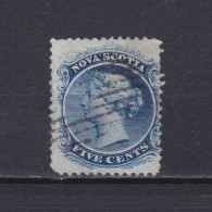 NOVA SCOTIA CANADA 1860, SG# 12, CV £25, Queen Victoria, Used - Oblitérés