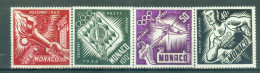 MONACO - P.A. N°51* à 54* MNH Trace De Charnière SCAN DU VERSO. Jeux Olympiques D'Helsinki. Disciplines.. - Ete 1952: Helsinki