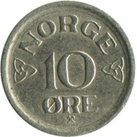 Norway - 1957 - KM 396 - 10 Öre - XF - Look Scans - Noorwegen