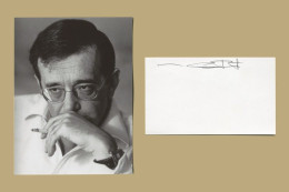 Marius Constant (1925-2004) - Composer - Twilight Zone - Rare Signed Card - 1996 - Chanteurs & Musiciens