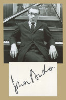 Geza Anda (1921-1976) - Swiss-Hungarian Pianist - Rare Signed Card - Paris 1965 - Sänger Und Musiker