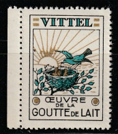 VITTEL  (oeuvre De La Goutte De Lait) : 1 Vignette ** - Tourisme (Vignettes)