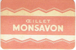 Carte Parfum OEILLET De MONSAVON - Antiquariat (bis 1960)