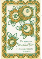 Carte Parfum ROYALIS FLOR De MOUILLERON - Antiquariat (bis 1960)