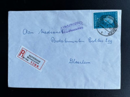 NETHERLANDS 1974 REGISTERED LETTER ROTTERDAM MATHENESSERPLEIN TO HAARLEM 20-02-1974 NEDERLAND AANGETEKEND - Brieven En Documenten