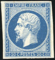 * 14Aa - 20c. Bleu Foncé. Très Frais. TB. - 1853-1860 Napoléon III.