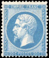 * 22 - 20c. Bleu. B. - 1862 Napoléon III.