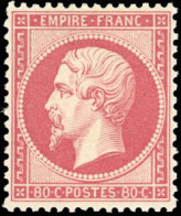 * 24 - 80c. Rose. SUP. - 1862 Napoléon III