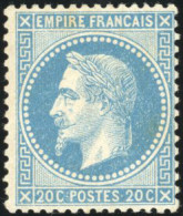 * 29A - 20c. Bleu. B. - 1863-1870 Napoléon III. Laure