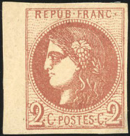 Obl. 40B - Petit Lot De 5 Pièces Dont 2 Neuves, 1 Paire Et 1 Timbre Avec Aminci. B à TB. - 1870 Emission De Bordeaux