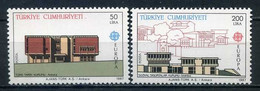 Turquie YT 2533-2534 Neuf Sans Charnière XX - MNH  Europa 1987 Architecture - Unused Stamps