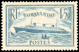 ** 299 - 1F.50 Normandie. Bleu Clair. Tâche De Rouille Au Verso. - Andere & Zonder Classificatie