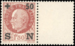 ** 552d - +50 S/1F.50 Pétain Brun. Surcharge S.N. BdeF. SUP. - Other & Unclassified