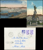 Obl. Lot De 10 Cartes Postales : 9 Vues De SZEGED + 1 Vue D'ARAD + 3 Lettres D'ARAD, Période De L'Armée D'orient Avec No - Other & Unclassified