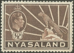 * SG#130a/131b+132 - + 132a + 133 + 133a + 134/143. Set Of 16. F To VF. - Nyasaland (1907-1953)