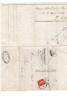 FRANCE - N° 135  SEMEUSE  PERFORE V C - Lettres & Documents
