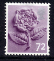 GB 2006 QE2 72p England Regional Tudor Rose MNG Type 1 SG EN 17a CV £25 ( F250 ) - Inglaterra