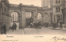 BELGIQUE - Bruxelles - La Rue De Namur - Carte Postale Ancienne - Autres & Non Classés