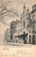 BELGIQUE - Bruxelles - L'église Des Carmes - Avenue De La Toison D'or - Carte Postale Ancienne - Prachtstraßen, Boulevards