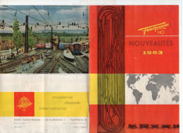 Catalogue TRAINS FLEISCHMANN 1963 - Französisch