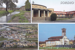 (AA133) - SORDIO (Lodi) - Multivedute: Casa Marocco, Parrocchia Nuova, Panorama, Parrocchia Di San Bartolomeo - Lodi