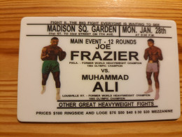 Prepaid Phonecard United Kingdom, Unitel - Boxing, Joe Frazier, Muhammad Ali - [ 8] Companies Issues