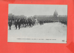 FUNERAILLES Du GENERAL GALLIENI Cpa Animée 1 Er Juin 1916 Départ Des Invalides Edit ELD - Funeral