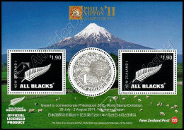 [Q] Nuova Zelanda / New Zealand 2011: Foglietto Esposizione Filatelica Philanippon / Philanippon Stamp Exhibition S/S ** - Blocks & Sheetlets