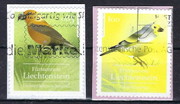 Liechtenstein 2021, Nr. 2004 + 2005, Einheimische Singvögel. Zitronenzeisig Gestempelt Used - Usados