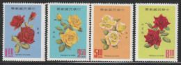 TAIWAN (Formose) - N°673/6 ** (1969) Roses - Unused Stamps