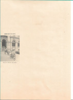 Macau , Macao , A4 Letter Paper Sheet , Unused ,  1950's Departure Of Postmen To Distribute Mail , Bicycle , No Folds - Altri & Non Classificati