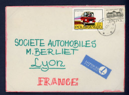 POLOGNE-    - N° Yt > Voir Scan SUR LETTRE POUR LA FRANCE Obli. DE 1967 - Covers & Documents