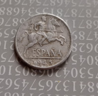 ESPAGNE DIEZ CENTS  1945 N° 230D - 10 Céntimos