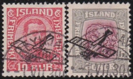 Iceland    .   Y&T     .    Airmail 1/2 (2 Scans)      .    O   .    Cancelled - Poste Aérienne