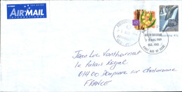 AUSTRALIE AFFRANCHISSEMENT COMPOSE SUR LETTRE RECOMMANDEE POUR LA FRANCE - Cartas & Documentos