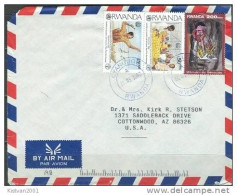 Postal History Cover: Ruanda Stamps On Cover - Brieven En Documenten