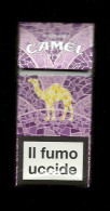 Tabacco Pacchetto Di Sigarette Italia - Camel Blue 2016 Da 10 Pezzi - Vuoto - Empty Cigarettes Boxes