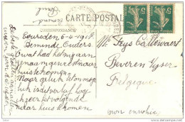 _G973:pk>Beveren S/Yser: Aankomst:ROUSBRUGGE-HARIN GHE  10 IV 1917  < 3: CHEVERNY - Le Château - La Façade Sud-est - Niet-bezet Gebied