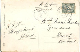 Wb222:kaart Uit Nederland > LIMAL : Noodstempel: Onvolledig Jaar - Fortune (1919)