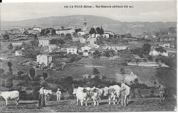 LA VILLE - Vue Générale (alt 650m) - Cours-la-Ville