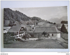 Cpsm Suisse Les Sciernes (Hte-Gruyère) La Cure Et La Chapelle Edit Glasson - Albeuve