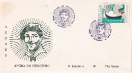 SCUTEIROS  AÇORES 1976 - Poststempel (Marcophilie)