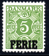 2164. DENMARK 5 O. FERIE OVERPR. MH - Fiscali