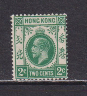 HONG KONG  -  1912-21 George V Multiple Crown CA 2c Hinged Mint - Neufs