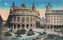 ITALIE - Genova - Palazzo Delle Borsa E Del Credito Italiano - Carte Postale - Genova (Genoa)