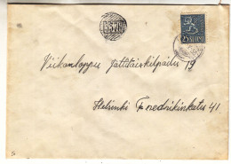 Finlande - Lettre De 1955 - Avec Cachet Rural 3376 - Exp Vers Helsinki - - Briefe U. Dokumente