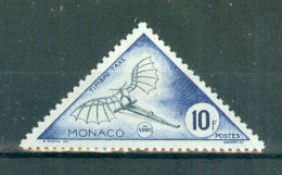 MONACO - TIMBRES-TAXE N°48* MH Trace De Charnière SCAN DU VERSO. Moyens De Transport D'aujourd'hui Et D'autrefois. - Impuesto